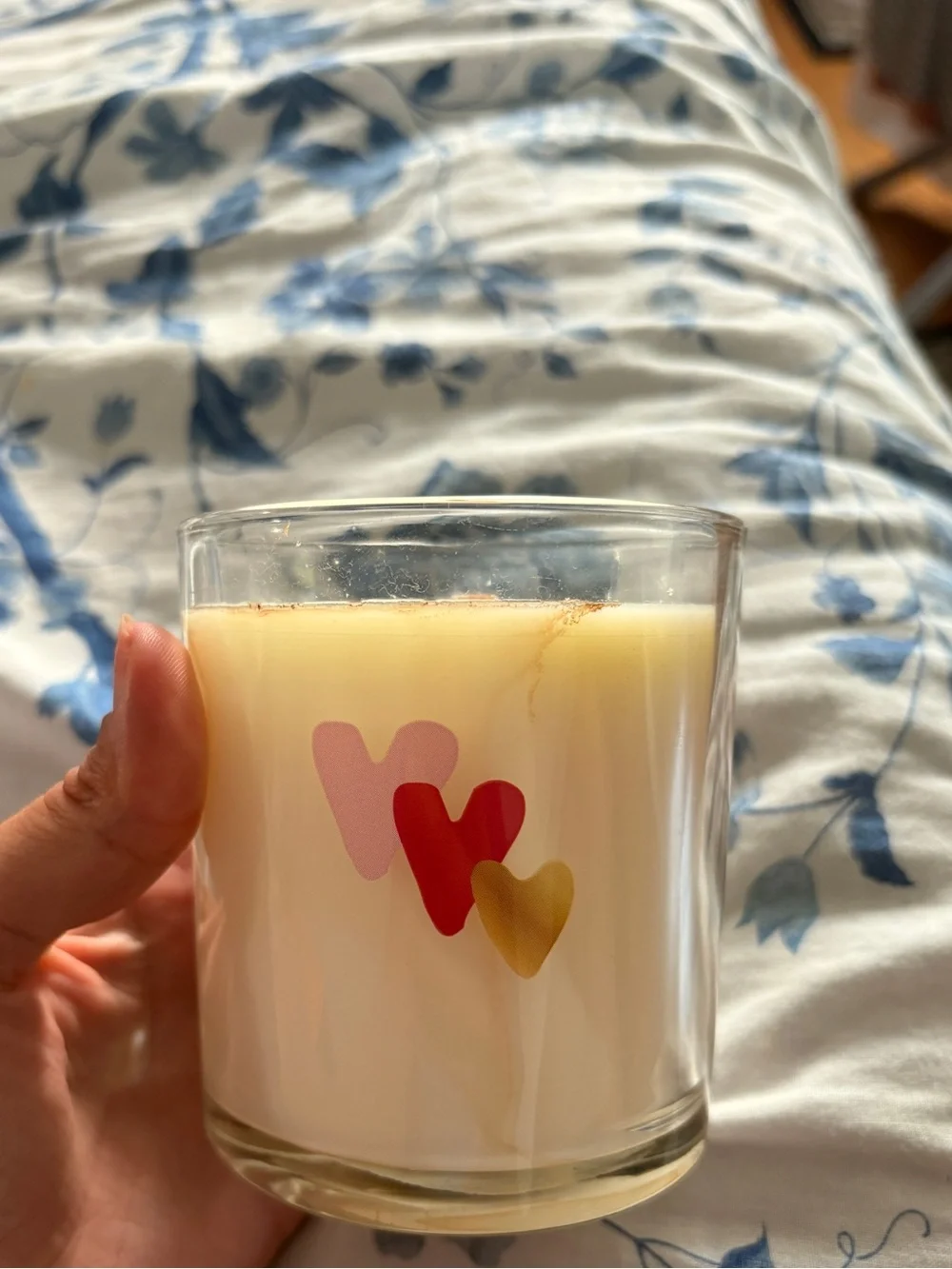 NWOB Yankee Candle hearts candle in Coconut Beach scent